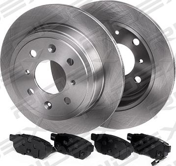 RIDEX 3405B0208 - Set frana, frana disc aaoparts.ro