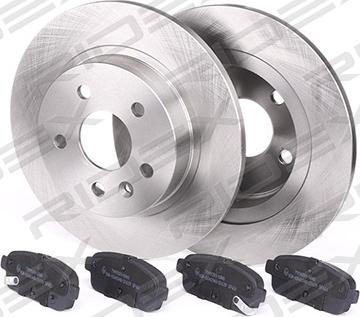 RIDEX 3405B0214 - Set frana, frana disc aaoparts.ro