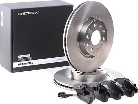 RIDEX 3405B0282 - Set frana, frana disc aaoparts.ro