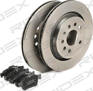 RIDEX 3405B1490 - Set frana, frana disc aaoparts.ro