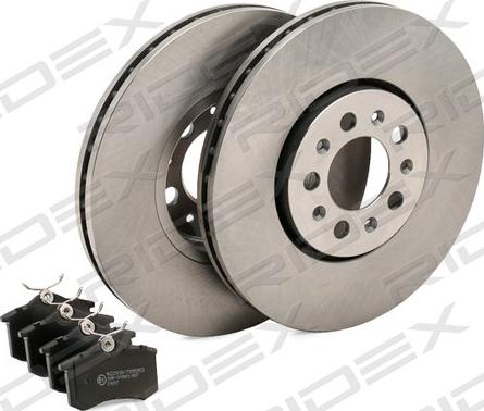 RIDEX 3405B1475 - Set frana, frana disc aaoparts.ro