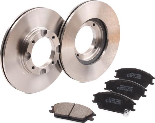 RIDEX 3405B1618 - Set frana, frana disc aaoparts.ro