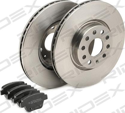 RIDEX 3405B1051 - Set frana, frana disc aaoparts.ro