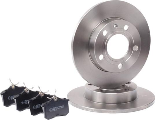 RIDEX 3405B1068 - Set frana, frana disc aaoparts.ro