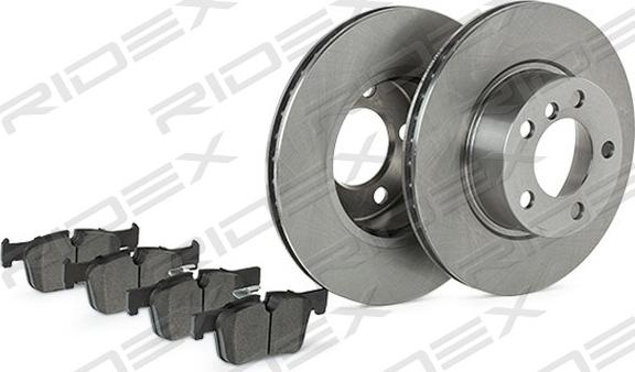 RIDEX 3405B1143 - Set frana, frana disc aaoparts.ro