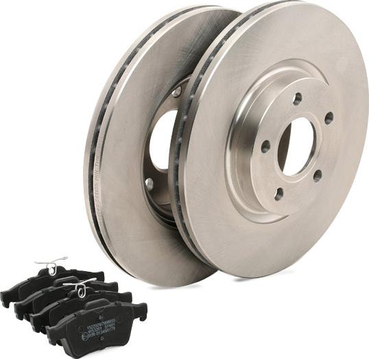 RIDEX 3405B1168 - Set frana, frana disc aaoparts.ro