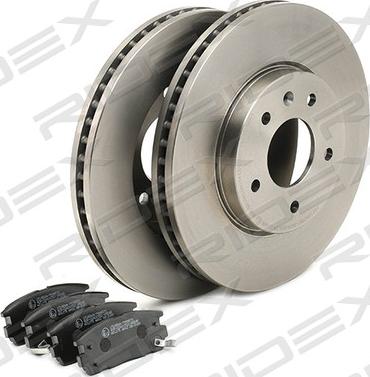 RIDEX 3405B1100 - Set frana, frana disc aaoparts.ro