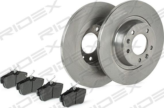 RIDEX 3405B1186 - Set frana, frana disc aaoparts.ro