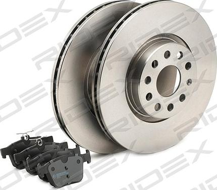 RIDEX 3405B1134 - Set frana, frana disc aaoparts.ro