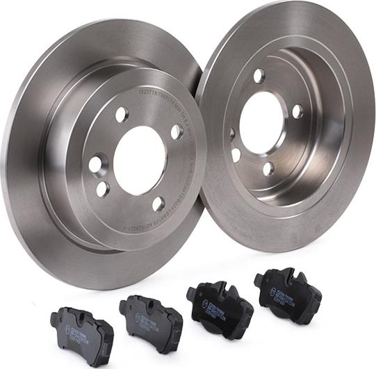 RIDEX 3405B1173 - Set frana, frana disc aaoparts.ro