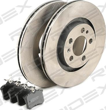 RIDEX 3405B1172 - Set frana, frana disc aaoparts.ro