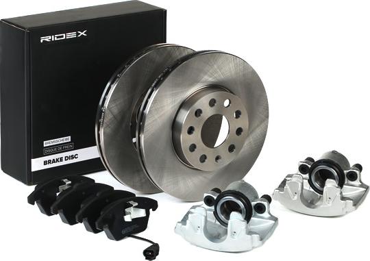 RIDEX 3405B1714 - Set frana, frana disc aaoparts.ro