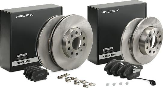 RIDEX 3405B1737 - Set frana, frana disc aaoparts.ro