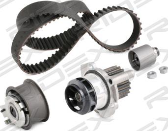 RIDEX 3096W0002 - Set pompa apa + curea dintata aaoparts.ro