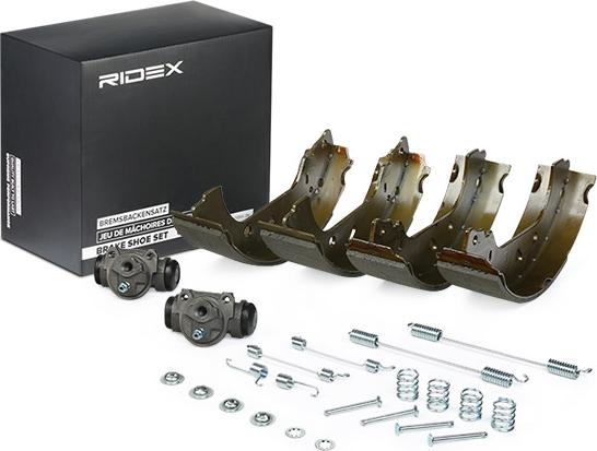 RIDEX 3859B0008 - Set saboti frana aaoparts.ro