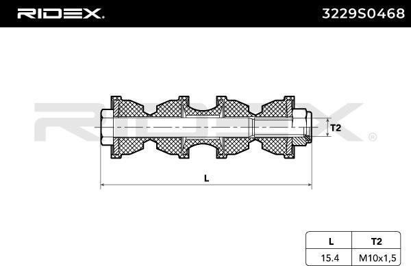 RIDEX 3229S0468 - Brat / bieleta suspensie, stabilizator aaoparts.ro