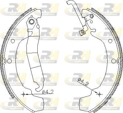 Roadhouse 4688.01 - Sabot frana aaoparts.ro