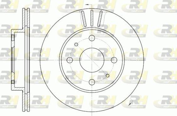 Roadhouse 6954.10 - Disc frana aaoparts.ro