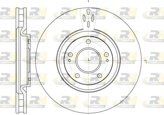 Roadhouse 61957.10 - Disc frana aaoparts.ro