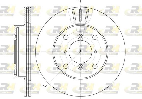 Roadhouse 6143.10 - Disc frana aaoparts.ro