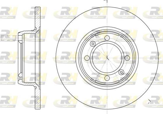 Roadhouse 6142.00 - Disc frana aaoparts.ro