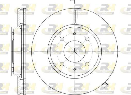 Roadhouse 6890.10 - Disc frana aaoparts.ro
