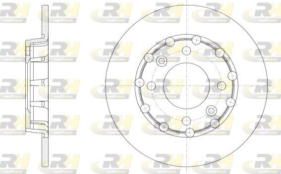 Roadhouse 62539.00 - Disc frana aaoparts.ro