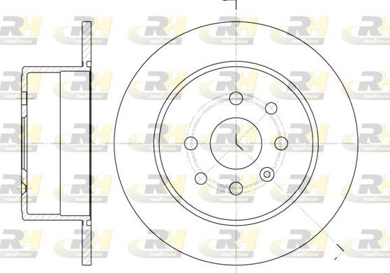 Roadhouse 6252.00 - Disc frana aaoparts.ro