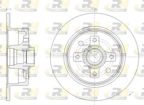 Roadhouse 6217.00 - Disc frana aaoparts.ro