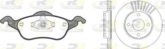 Roadhouse 8691.00 - Set frana, frana disc aaoparts.ro