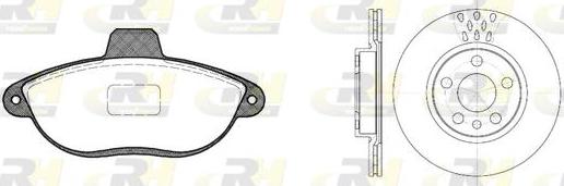 Roadhouse 8602.00 - Set frana, frana disc aaoparts.ro