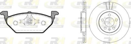 Roadhouse 8633.00 - Set frana, frana disc aaoparts.ro