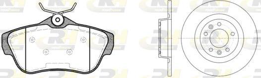 Roadhouse 81299.00 - Set frana, frana disc aaoparts.ro