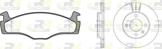 Roadhouse 8171.00 - Set frana, frana disc aaoparts.ro