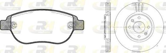 Roadhouse 8841.00 - Set frana, frana disc aaoparts.ro