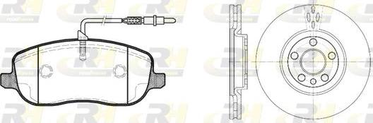 Roadhouse 8879.00 - Set frana, frana disc aaoparts.ro