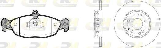 Roadhouse 8393.01 - Set frana, frana disc aaoparts.ro