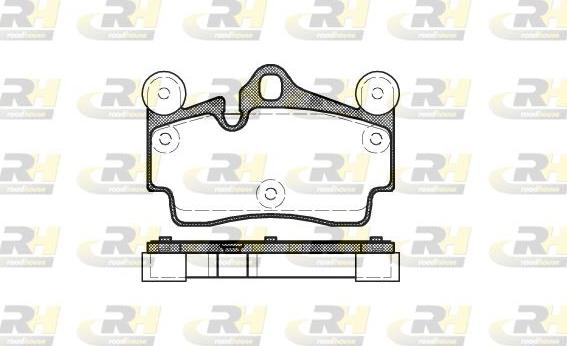 Roadhouse 2996.00 - Set placute frana,frana disc aaoparts.ro