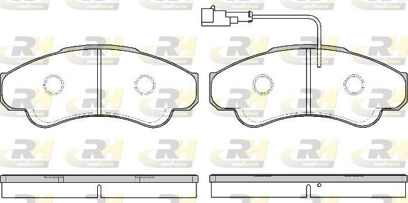 Roadhouse 2959.11 - Set placute frana,frana disc aaoparts.ro