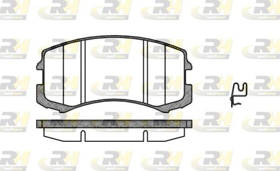 Roadhouse 2965.01 - Set placute frana,frana disc aaoparts.ro