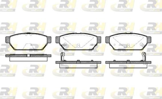 Roadhouse 2440.02 - Set placute frana,frana disc aaoparts.ro