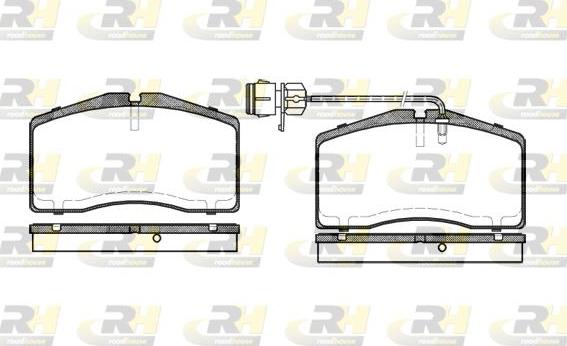 Roadhouse 2448.12 - Set placute frana,frana disc aaoparts.ro