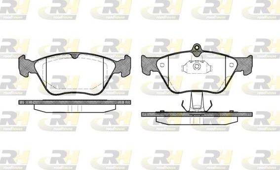 Roadhouse 2468.00 - Set placute frana,frana disc aaoparts.ro