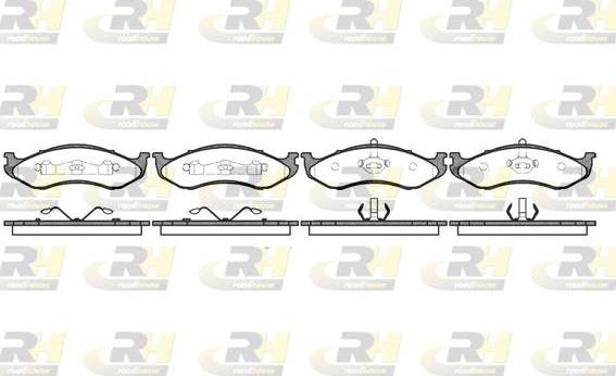 Roadhouse 2467.00 - Set placute frana,frana disc aaoparts.ro