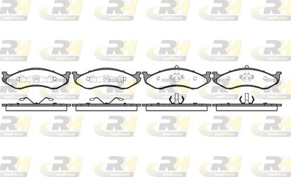 Roadhouse 2467.20 - Set placute frana,frana disc aaoparts.ro