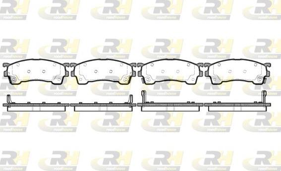 Roadhouse 2415.04 - Set placute frana,frana disc aaoparts.ro