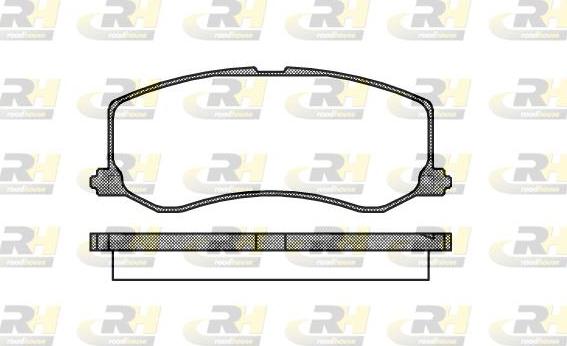 Roadhouse 2410.00 - Set placute frana,frana disc aaoparts.ro