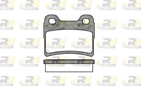Roadhouse 2417.10 - Set placute frana,frana disc aaoparts.ro