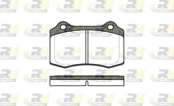 Roadhouse 2434.30 - Set placute frana,frana disc aaoparts.ro