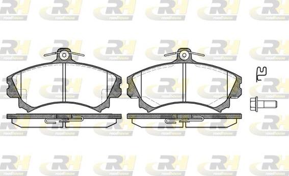 Roadhouse 2590.02 - Set placute frana,frana disc aaoparts.ro